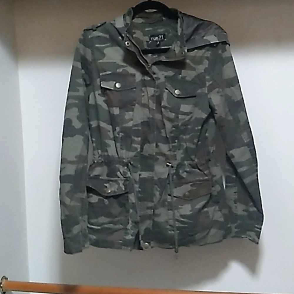 Women's camouflage jacket.